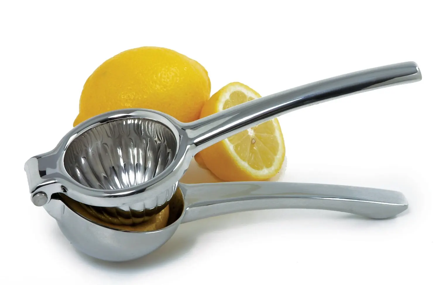 

Stainless Steel Citrus Press Juicer Extra Long Handle Professional Weight