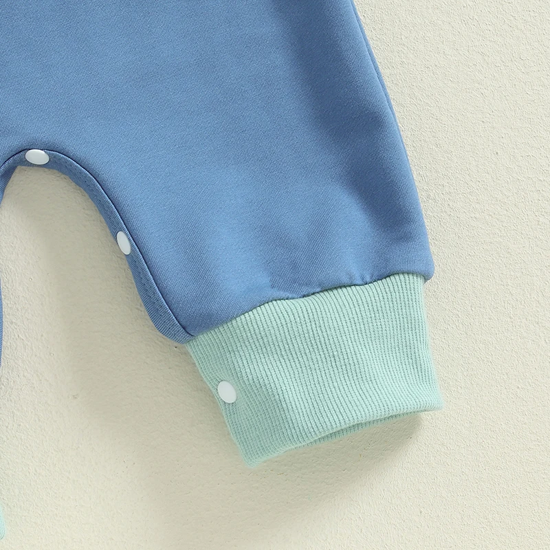 Осенние модные комбинезоны для маленьких мальчиков Комбинезоны контрастных