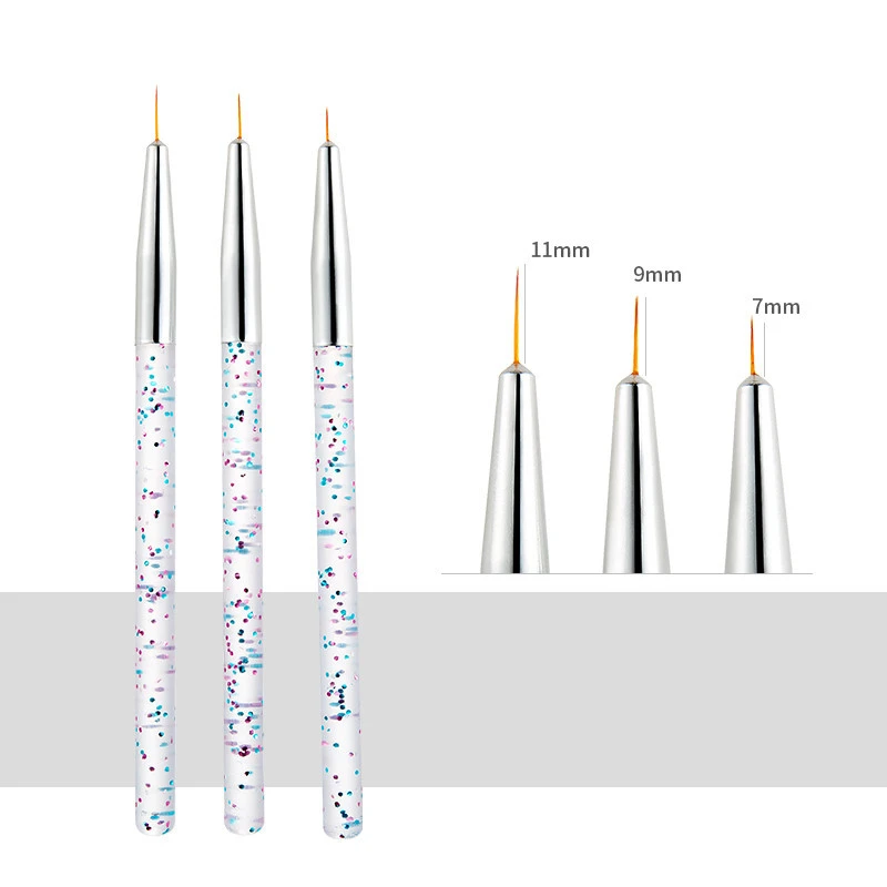 

Nail Art Liner Drawing Painting Brush 5Pcs/Set Acrylic Powder Carving Gel Extension Manicure Pen