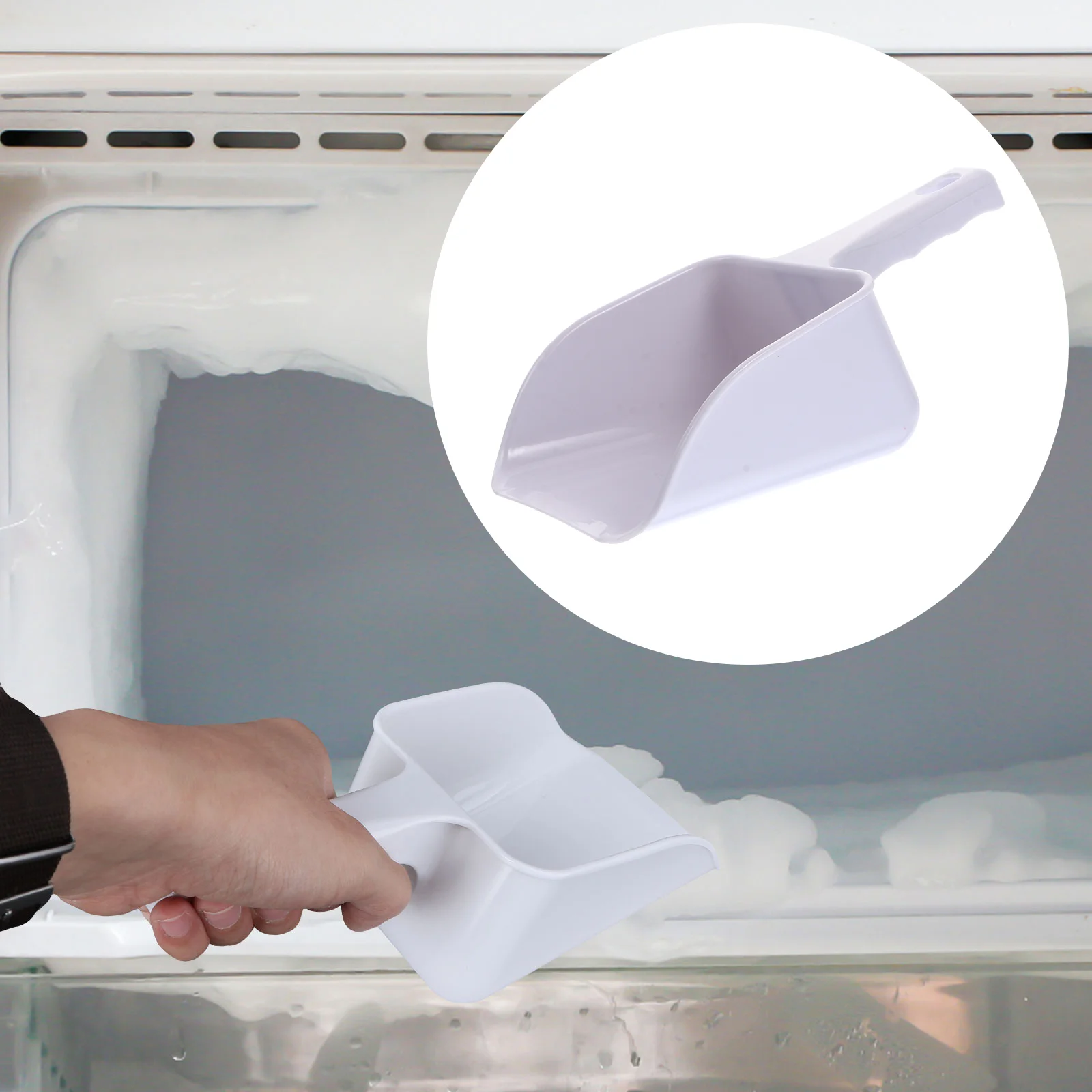 

Ice Scoopscoops Spoonflour Candyfreezer Kitchen Cube Tea Lightweight Sugar Scooper Household Tray Fruit Dried Baking Measuring