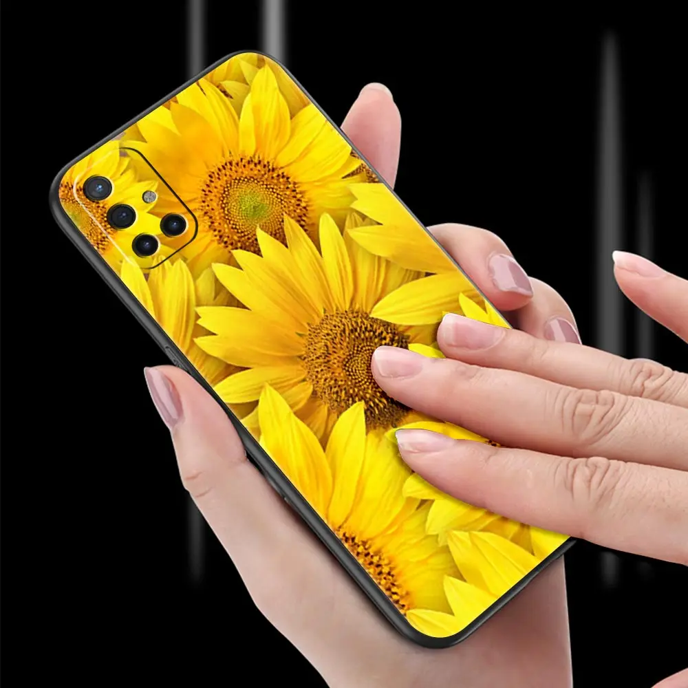Фото Чехол для телефона Oneplus 13R 12R 10R 9RT 9R 13 12 11 10T 9 Nord CE 2 3 N100 N200 N30 Pro, мягкий ТПУ, летний, с цветочным принтом подсолнухов №2