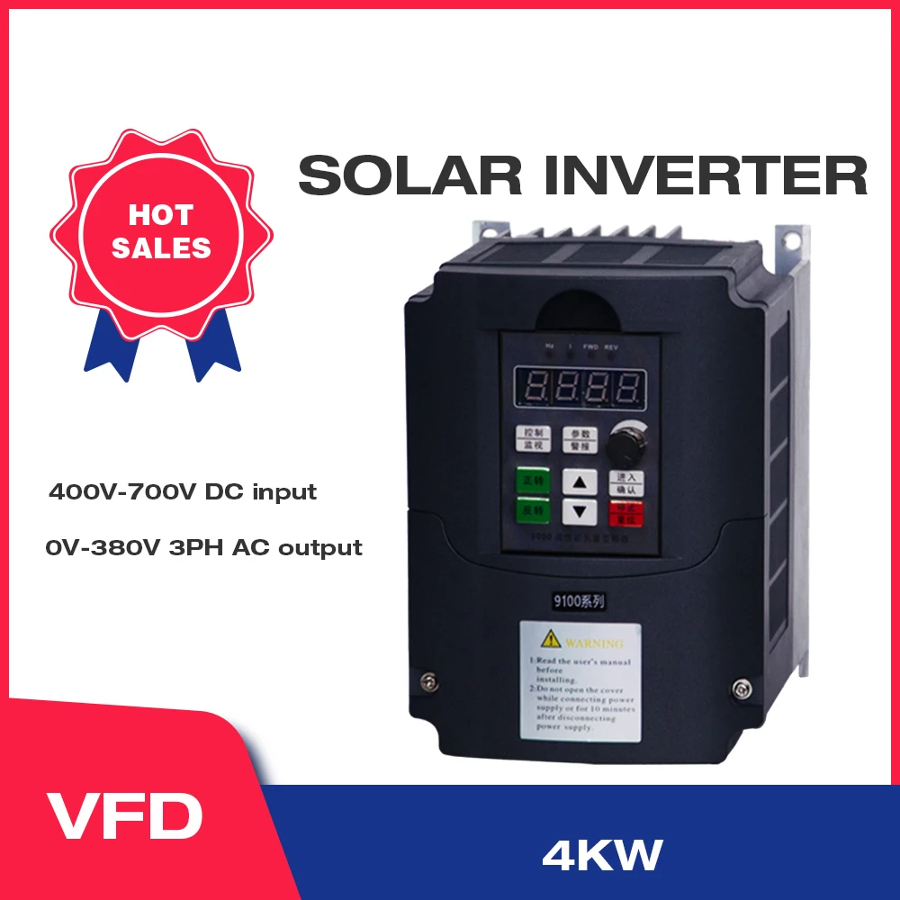 

Solar DC or Household Power Input Output 3_Phases 220V 5.5KW For Pump Motor