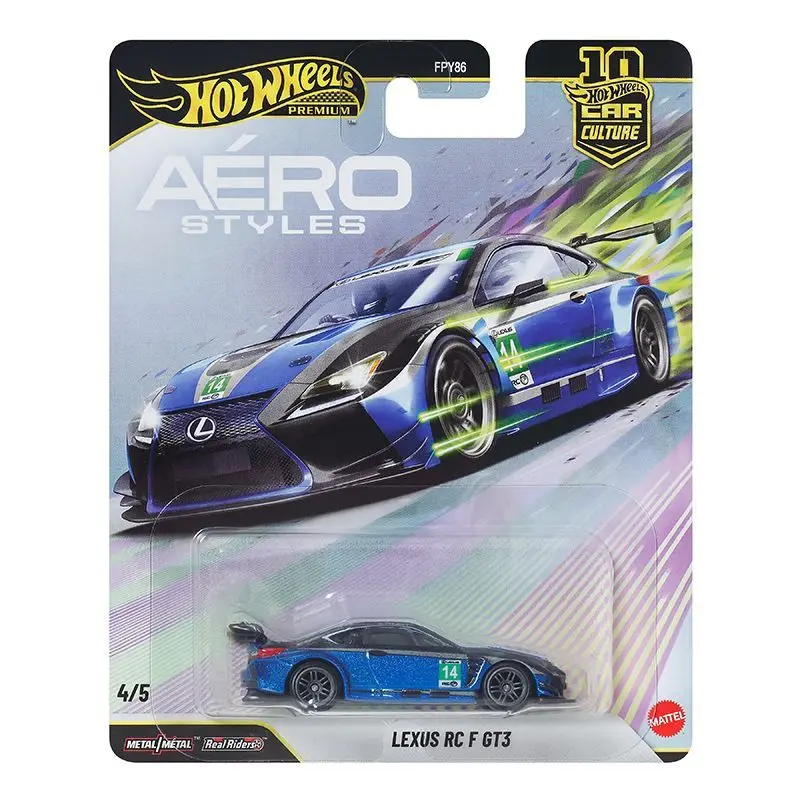 Коллекция моделей автомобилей Hot Wheels Premiums Series FPY86 Aero Styles: Nissan Skyline GTR, Audi A4, Nissan S15, Lexus RC, Chevrolet (из сплава) (art.: 3920dc36bb6bf) - 3920dc36bb6bf