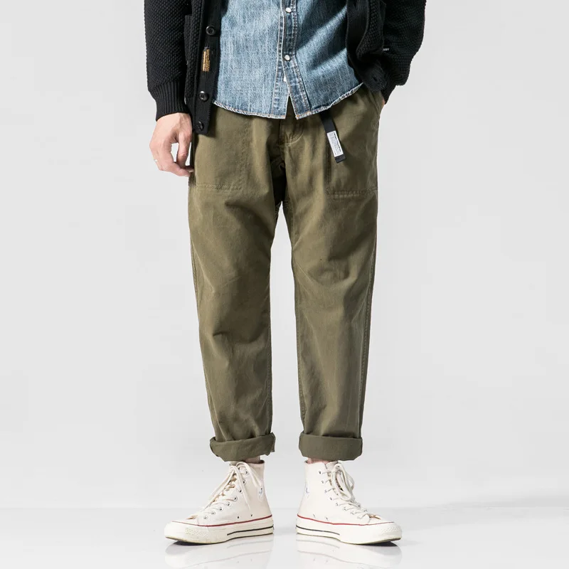 

Retro Casual Pants Men's Comfortable Straight-Leg Pants Outdoor Loose Casual Pants Men's Trousers Fashion Casual Sports Pants