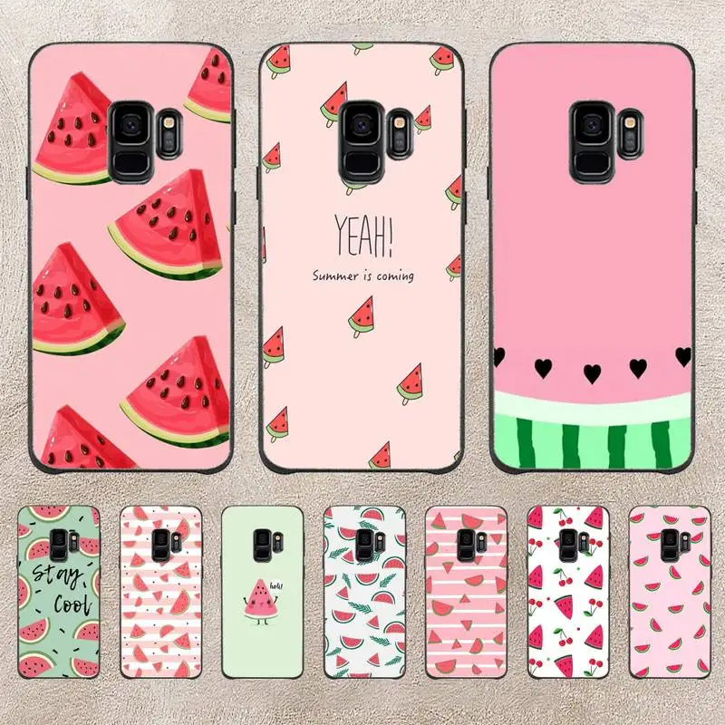 

Summer Cartoon Watermelon Phone Case For Samsung Galaxy J200 J2 Prime J2 Pro J6 2018 J250 J4 Plus J415 J5 Prime J7