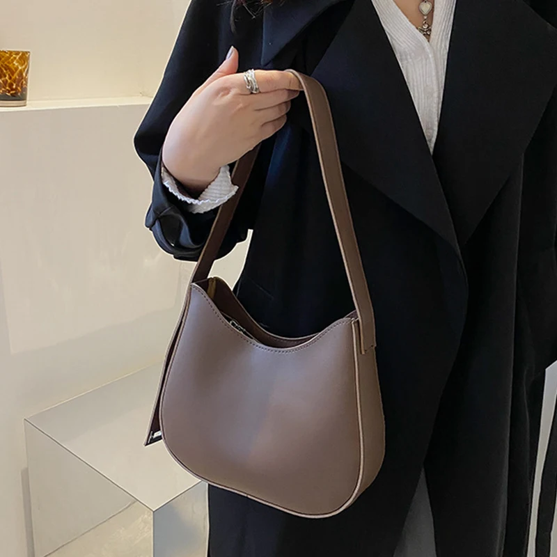 

Khaki Leather PU Top Handle Bag For Women Luxury Designer Handbag Fashion Brand Tote Shoulder Bag Clutch Messenge Bucket Bag