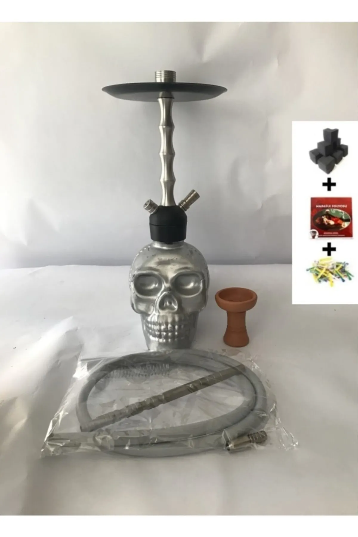 

DRY HEAD PATTERNED STEEL HOOKAH KIT
