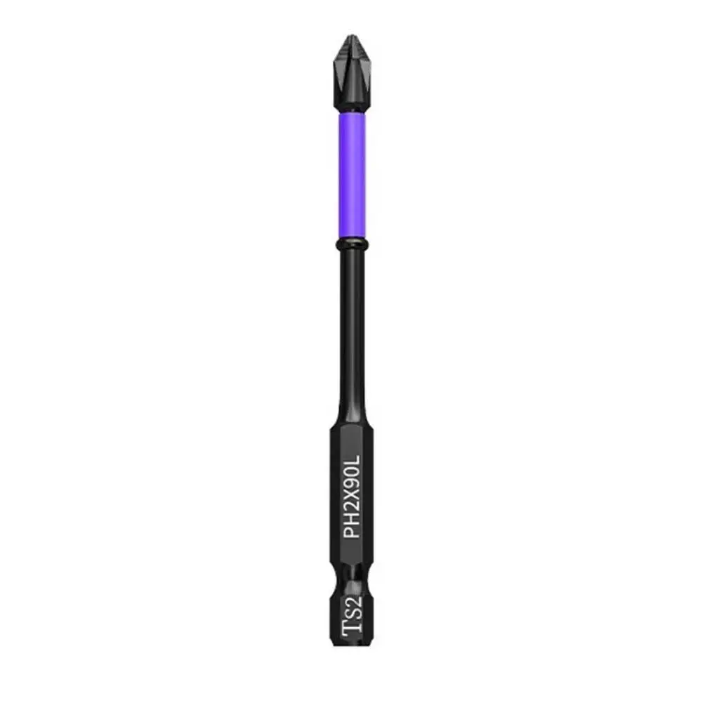 

3Pc Cross Screwdriver Bit PH2 Non-slip Magnetic Batch Head Impact Drill Bit 65/70/90mm Electric Driver Power Tool Accessories
