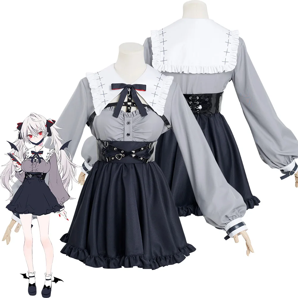 

Vtuber Kuzuha Sanya Cosplay Costume Women Dress Outfits Halloween Carnival Suit Asia Size