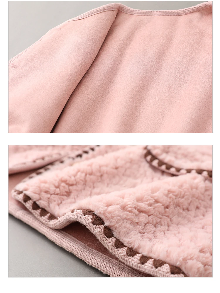 Vimly Short Fluffy Jacket Women 2022 Fashion Luxury Winter O Neck Warm Faux Fur Coat for Office Ladies Female Overcoat 50390