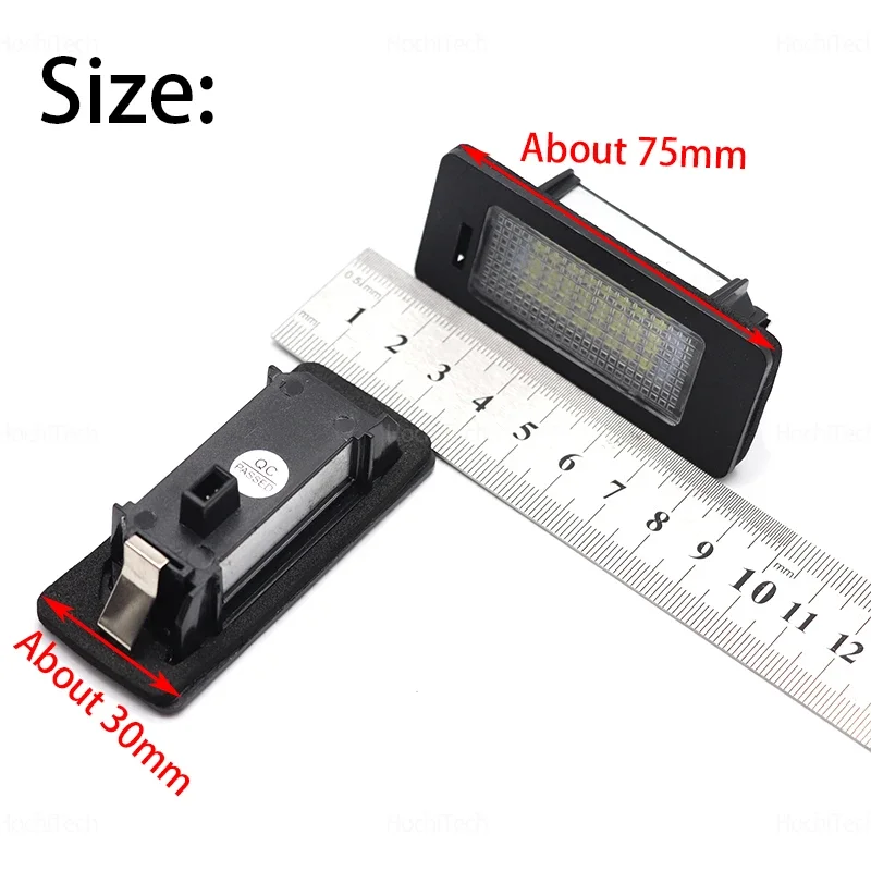 

2 шт. OEM #8T0943021 Canbus светодиодный номер номерного знака для VW Touareg Touran Facelift Sharan Passat Skoda Audi