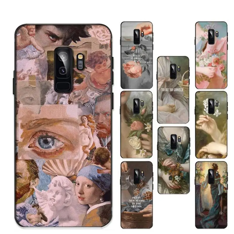 

Renaissance art Painting Phone Case for Samsung S20 lite S21 S10 S9 plus for Redmi Note8 9pro for Huawei Y6 cover