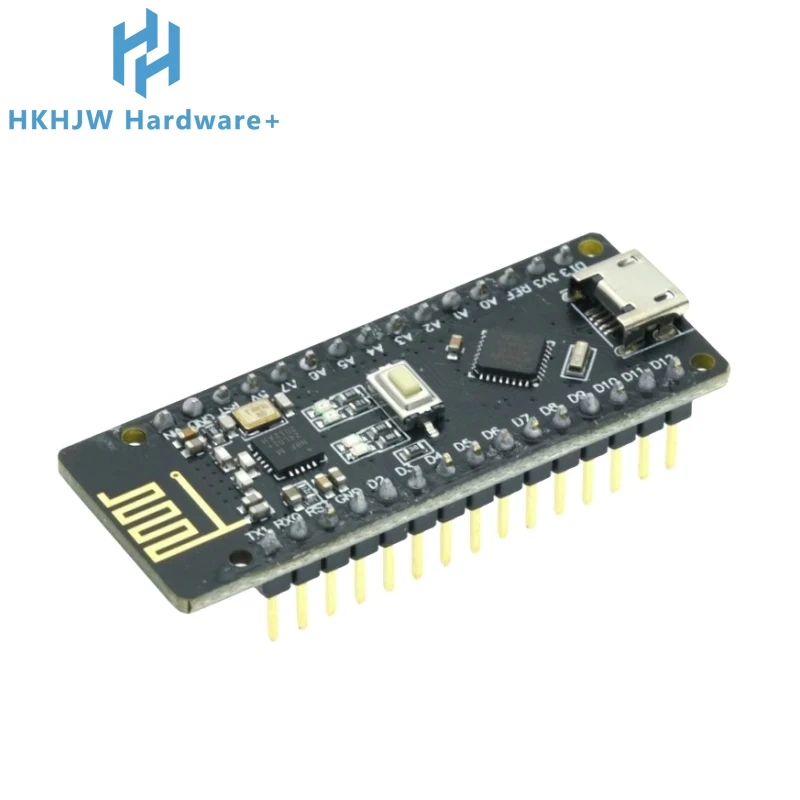 RF-Nano для Arduino Nano V3.0 Micro USB плата ATmega328P QFN32 5 в 16 м CH340 интегрированная NRF24L01 + 2 4G