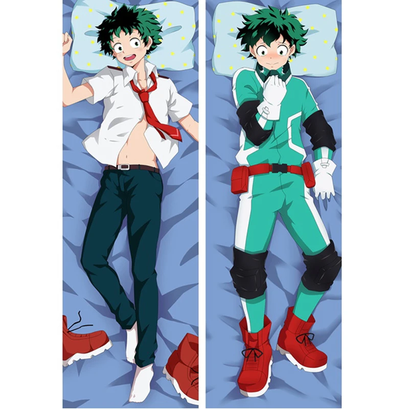 

180cm Japanese Anime My Hero Academia Midoriya Izuku Dakimakura Pillow Case Boku No Hero Fullbody Hugging Cosplay Cushion Cover