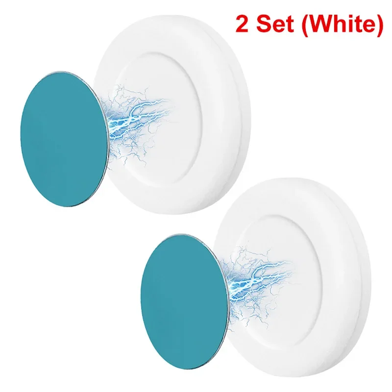 Магнитные крючки, 2 шт., белый, серый