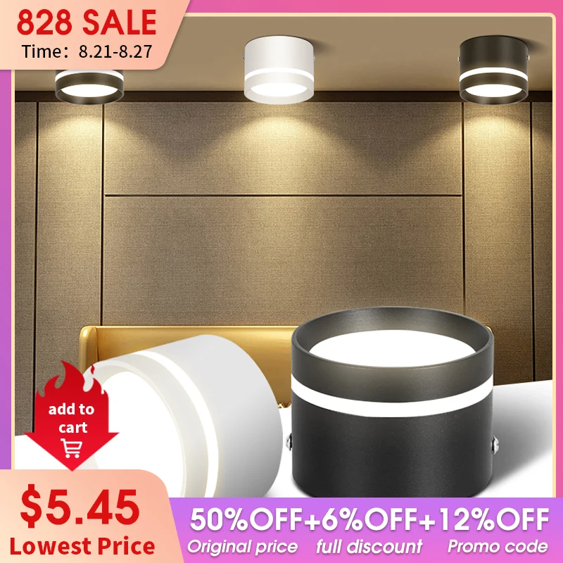 Led Downlight Ceiling Spot light 220v Surface Mounted Down l