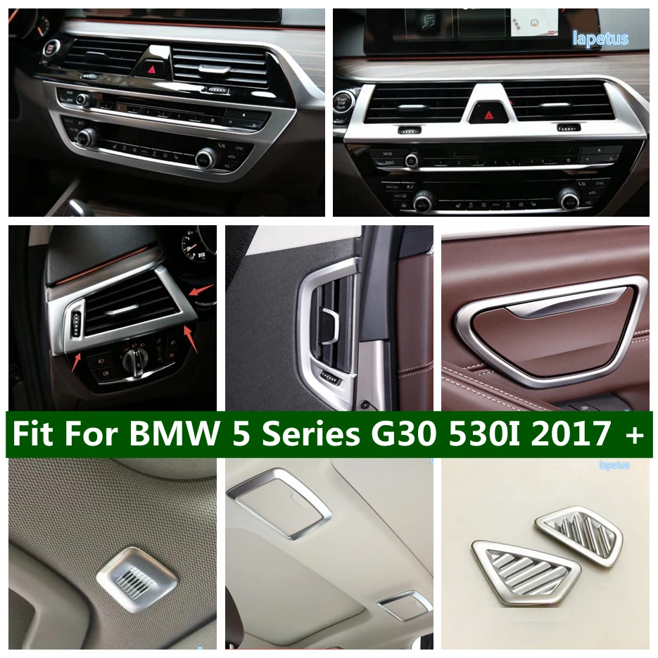 

Makeup Mirror / Air AC Outlet Vent / Seat Adjust Cover Trim For BMW 5 Series G30 530I 2017 - 2023 Car Matte Interior Accessories