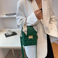 luxury mini ribbon designer handbag pu leather box crossbody bags for women 2022 new autumn winter shoulder bags and purses