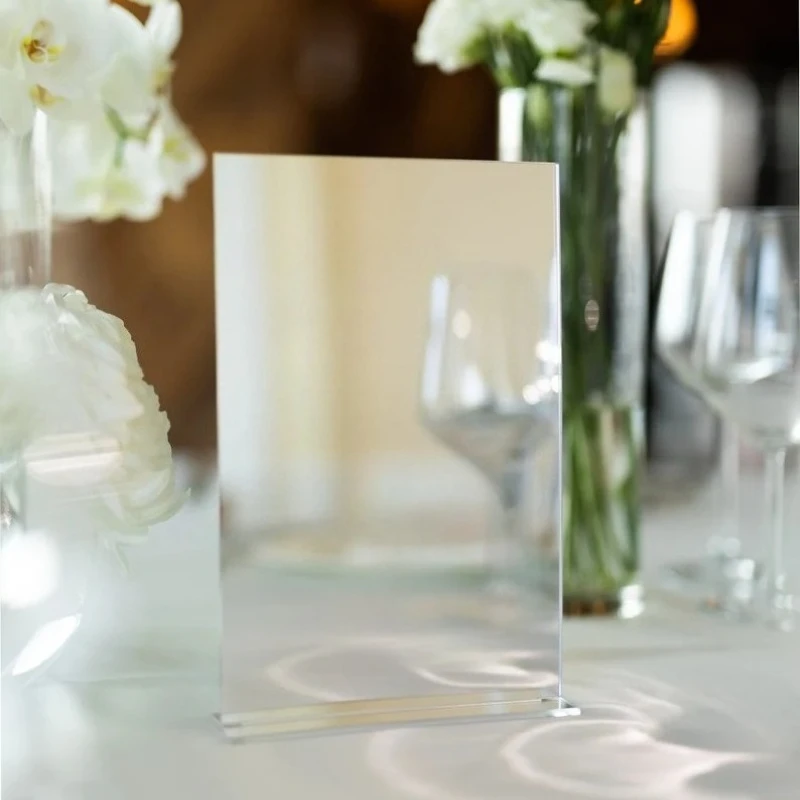 

Акриловый золотой зеркальный знак для свадьбы