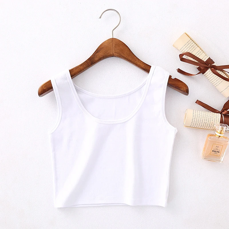 

Summer Slim Render Shor Sleeveless Camisole Women Sexy Short Tank Tops Women's Solid Bodycon Navel Crop Tops Vest Tube Tops
