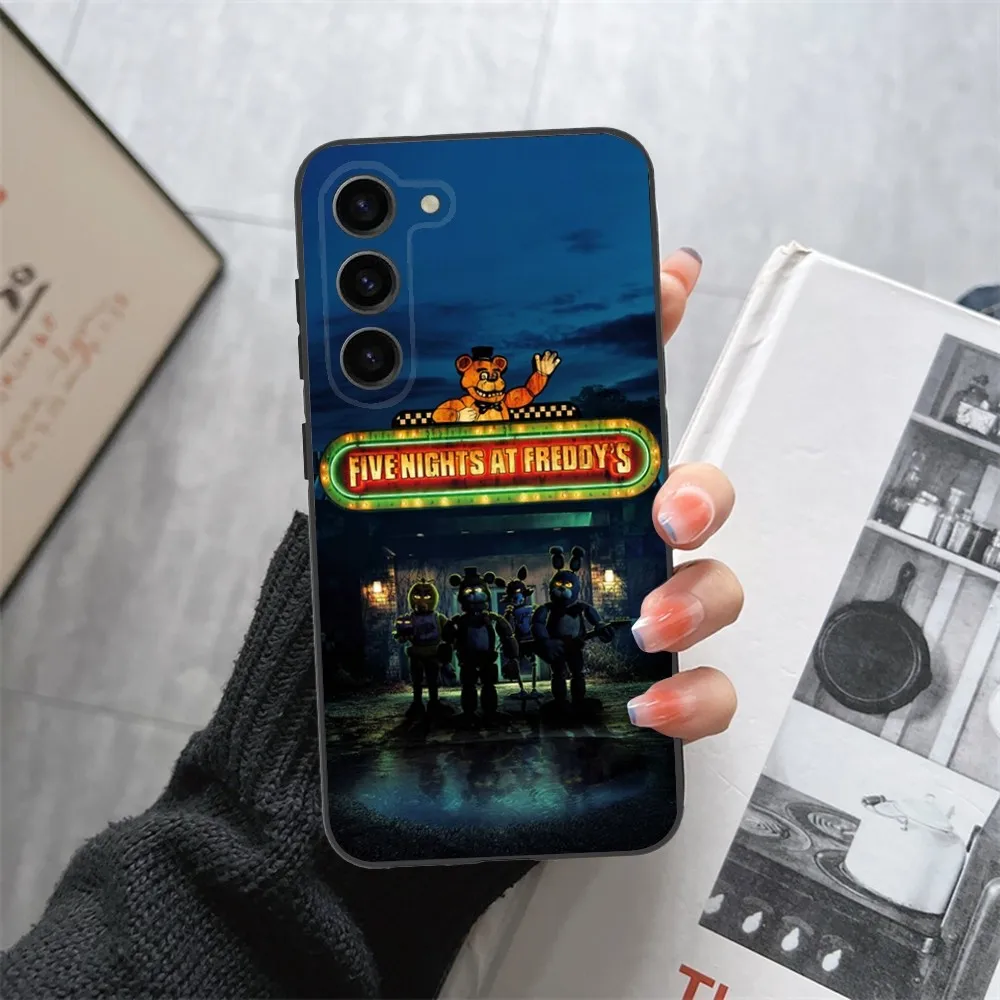 F-Fnaf Game Five Nights Phone Case For Samsung Galaxy A13 21s 22 31 32 52 53 71 80 91 Black Soft Cover