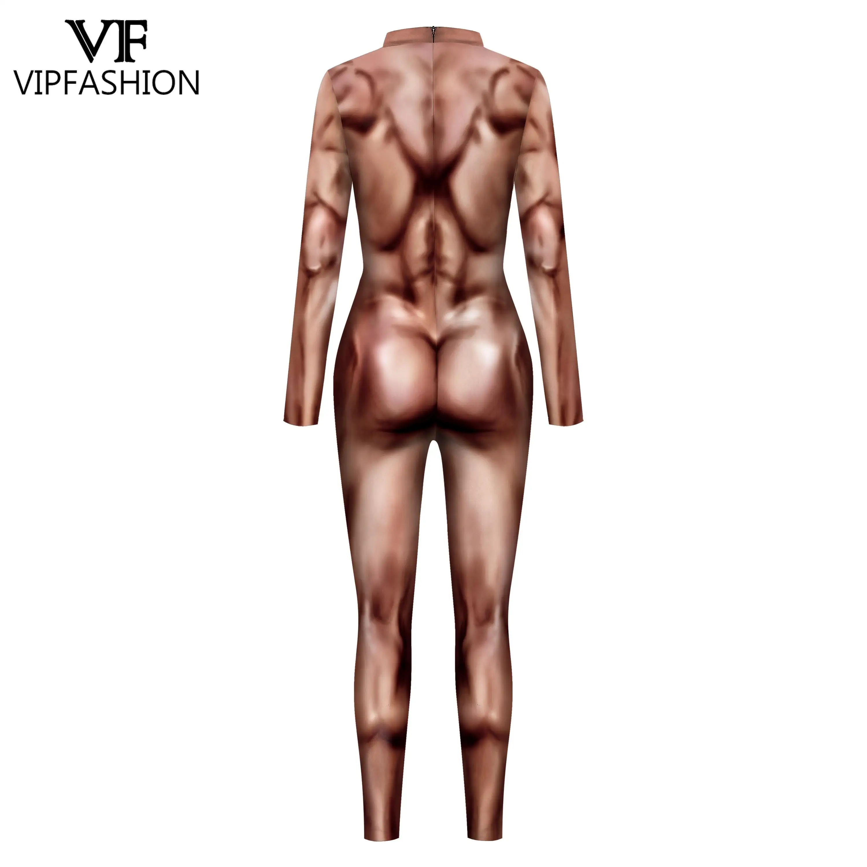 Модный костюм VIP Zentai для взрослых Мужской Забавный комбинезон с 3D рисунком