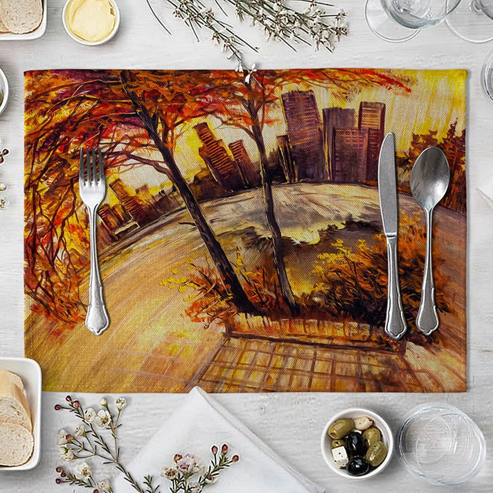 

Симпатичные тканые салфетки, лимоны и оранжевые салфетки, салфетки для дома, квадратные салфетки с цветами