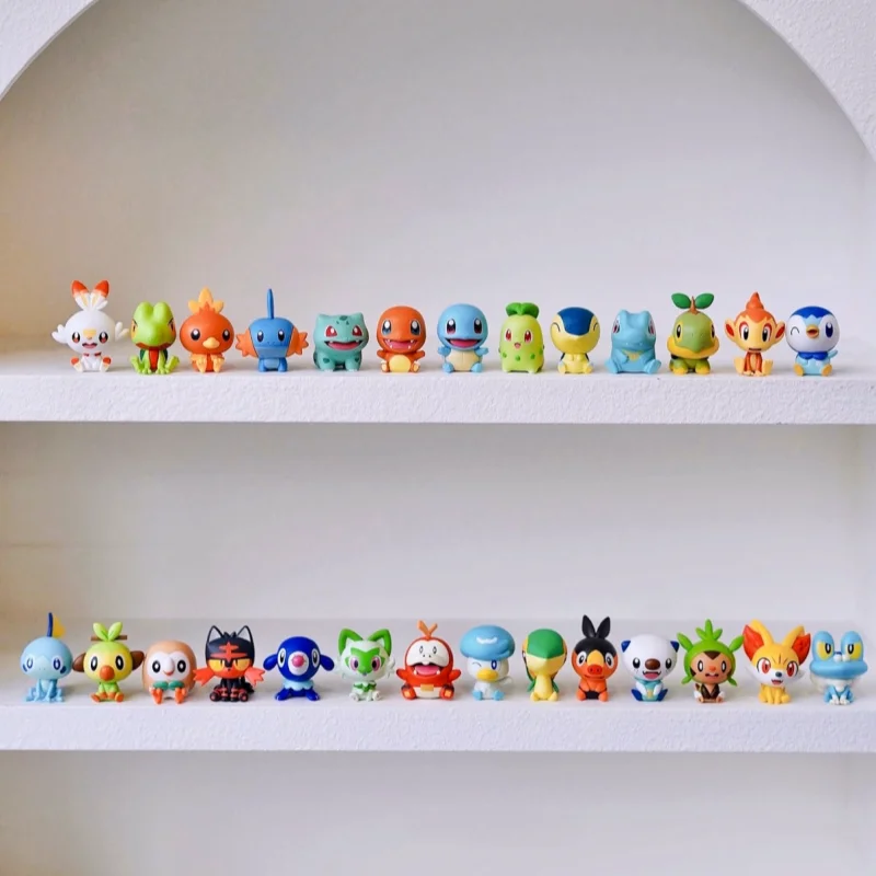 Фото Коллекционная фигурка Funism Pokemon к 30-летию: Слепая коробка-сюрприз, Покебол, настольное украшение для взрослых коллекционеров №5