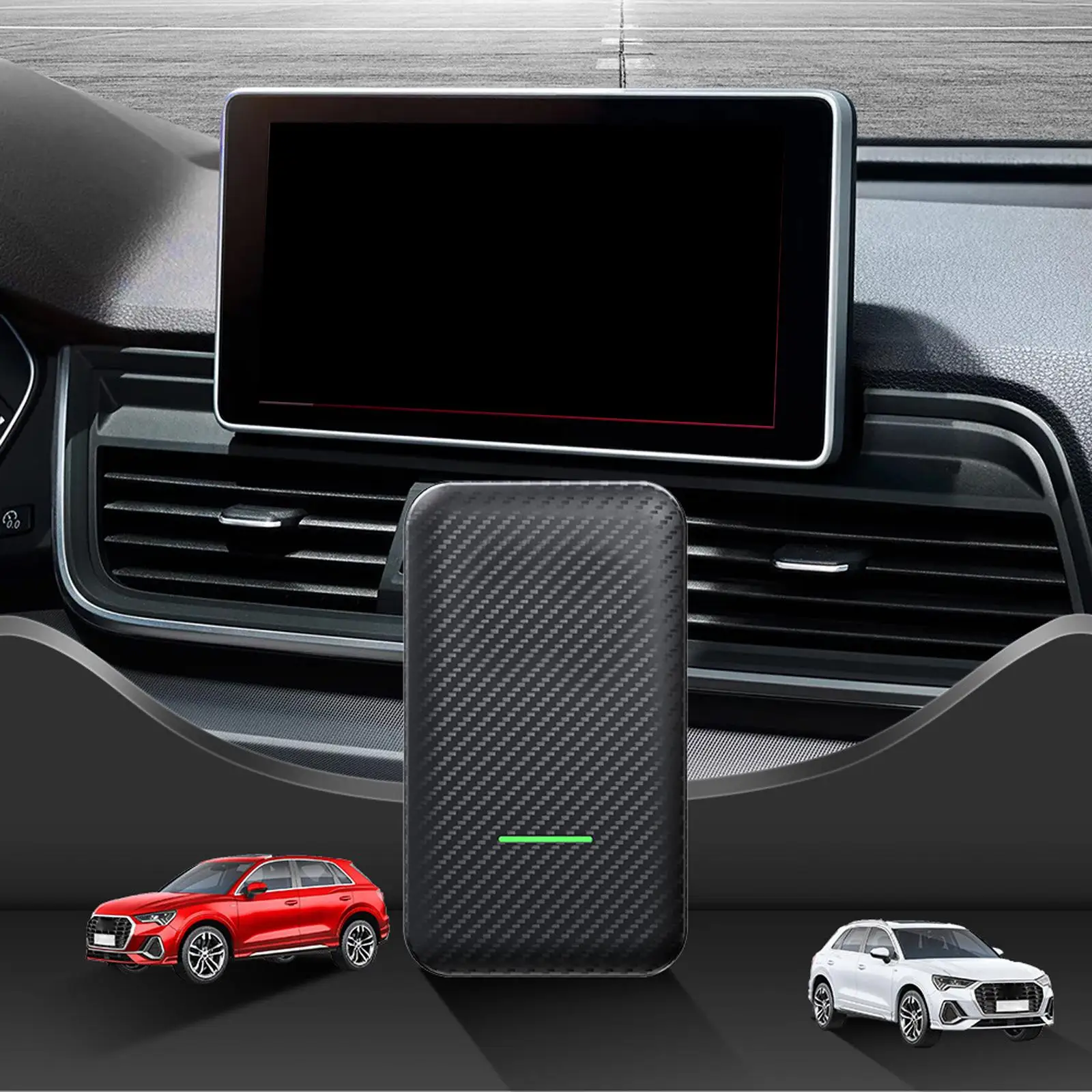

Wireless Carplay Adapter Convert Wired to Wireless Connects Automatically Plug