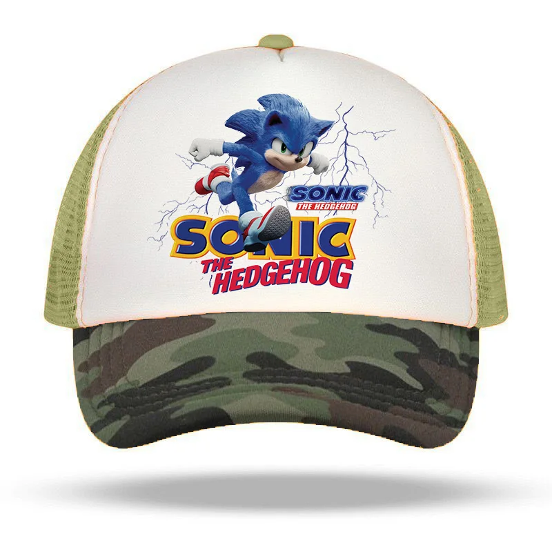 

Kids Sonic- Cartoon Hat Game Baseball Cap for Boys Girls Children Sun Hat Toddler Child Outdoor Cool Cute Visor Hats 52-56cm