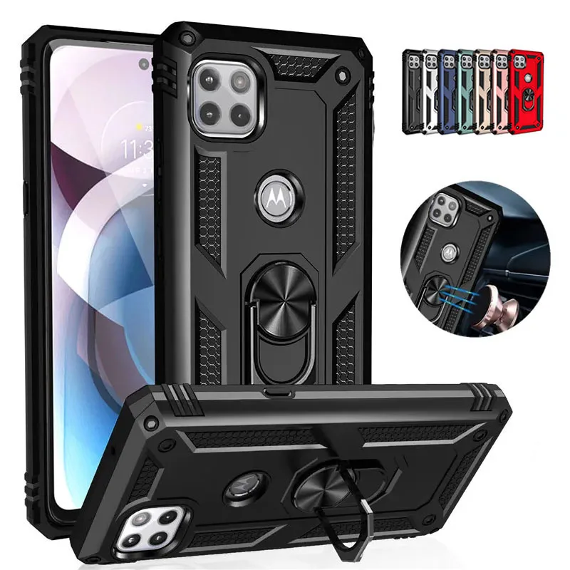 

Shockproof Case For Motorola E 2020 G Stylus 5G E7 G Play 2023 Magnetic Ring Cover Phone Case For Moto G31 G41 G51 G71 G22 G52