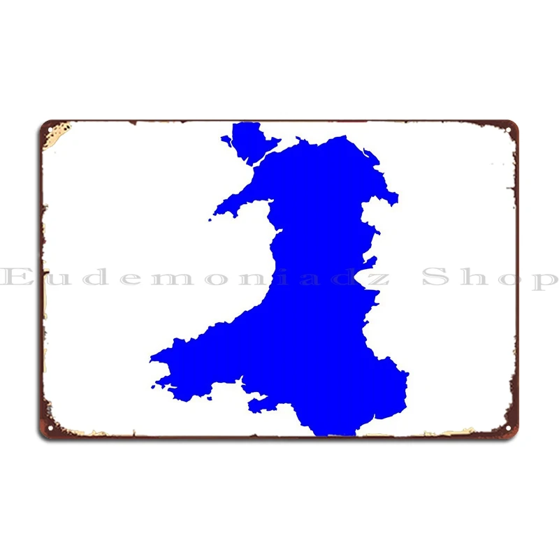 

Силуэтная карта Уэльса, металлическая табличка, создание табличек, персонализированная барная пещера, жестяной знак, плакат