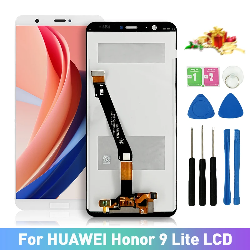 

ЖК-дисплей 5,65 дюйма для HUAWEI Honor 9 Lite, дисплей 100% протестирован, сенсорный экран, ЖК-дисплей, сменный дигитайзер в сборе, детали LLD-AL00