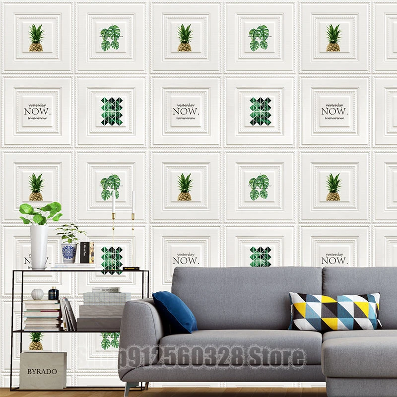 Самоклеящиеся 3d Трехмерные настенные наклейки декоративные мягкие Настенные