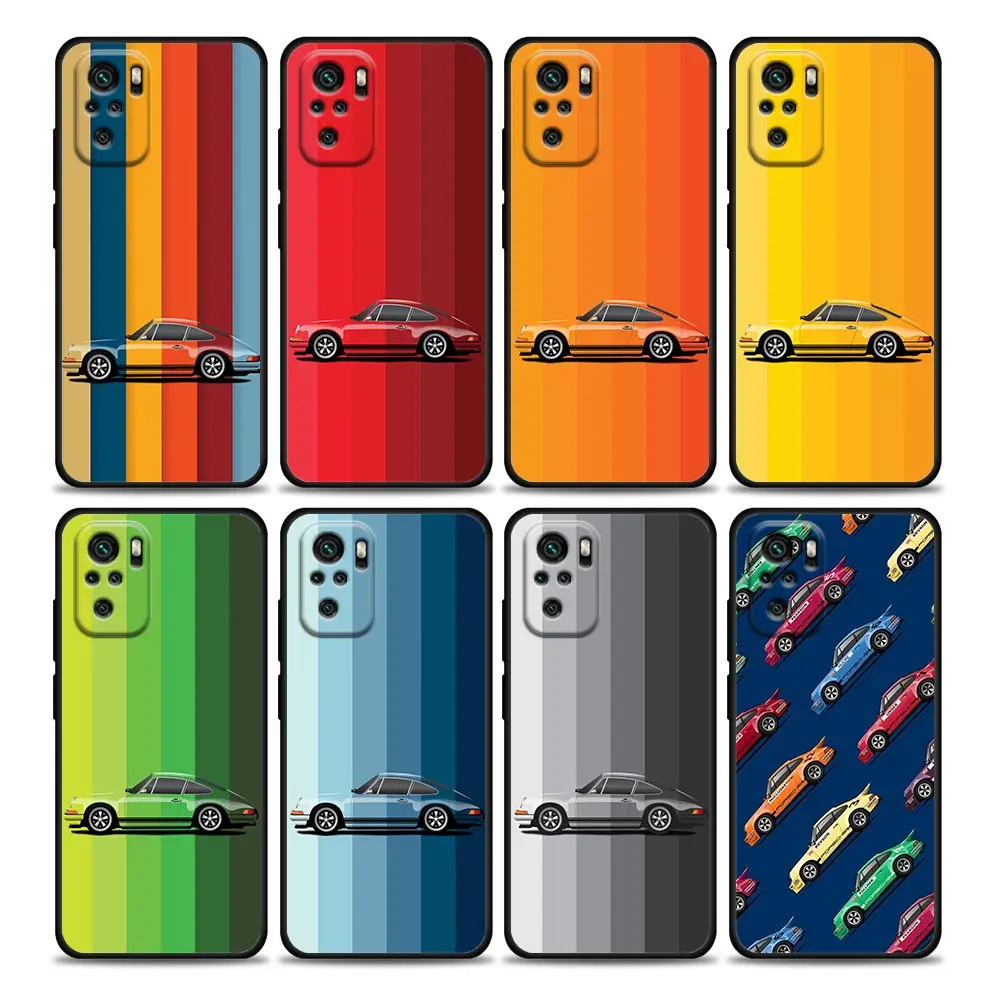 

Color is a Power Which Sport Car-P Phone Case for Redmi 10 9 9A 9C 9i K20 K30 K40 Plus Note 10 11 Pro Soft Silicone
