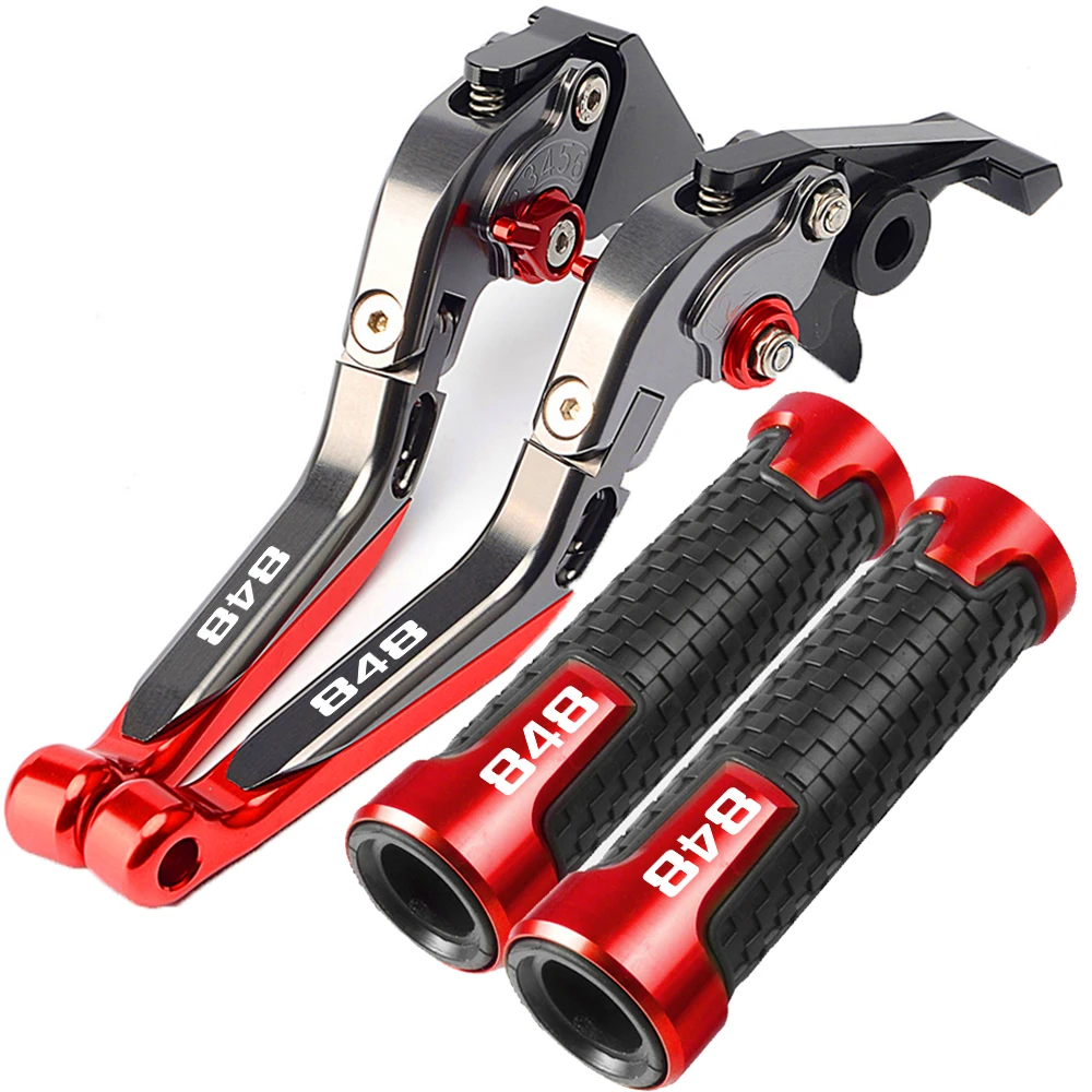 

For Ducati 848 Evo handle bar lever 2007 2008 2009 2010 2011 2012 2013 Motorcycle Brake Clutch Lever Handle Grips Handlebar 848