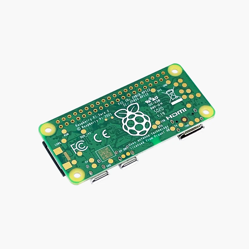 Новый чехол Raspberry Pi Zero 2 Вт 1 ГГц четырехъядерный 64-разрядный Arm Cortex-A53 CPU 512 Мб SDRAM