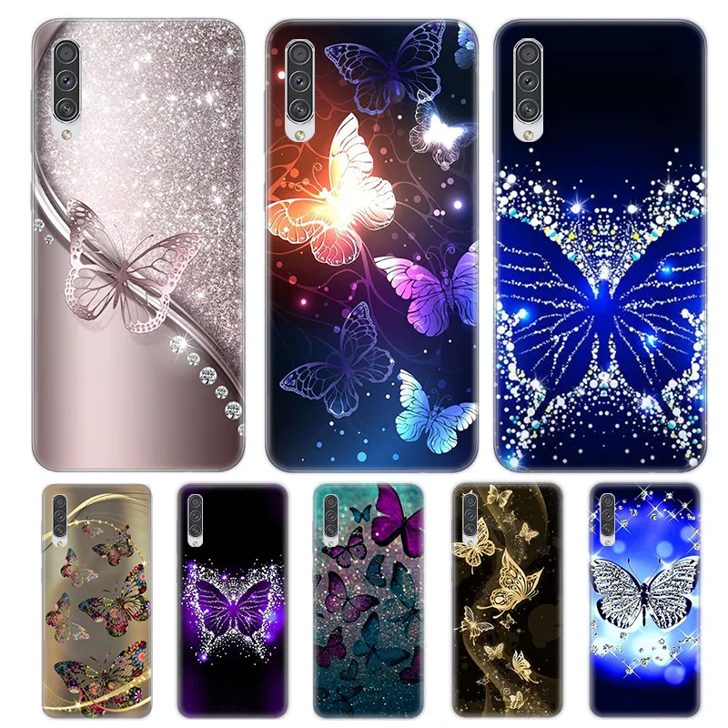

Diamond butterfly Case For Huawei Honor 8X 10 lite 20 20S 30 30S 50 50SE Pro Y5 Y6 Y7 2019 P Smart Z 2021 Fundas Cover Coque