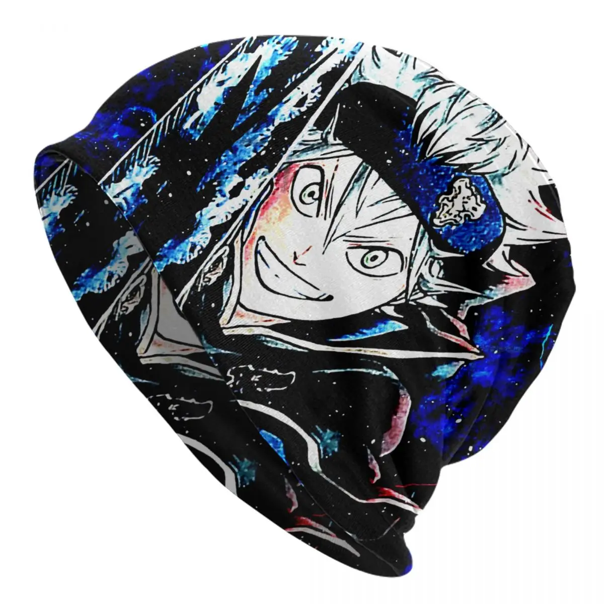 

Bonnet Hats Black Clover Astar Fantasy Blood Anime Men Women's Thin Hat Galaxy Style 13 Autumn Cap Hip Hop Skullies Beanies Caps