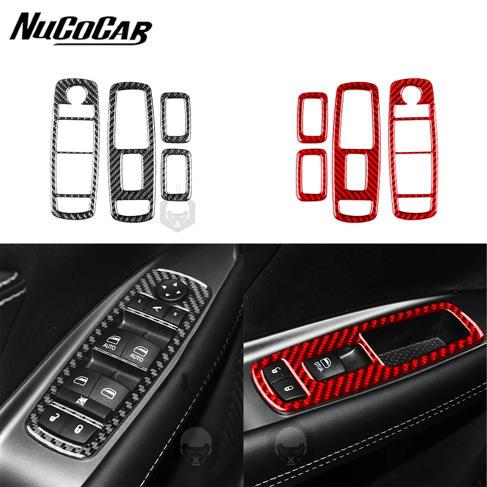 Для Dodge Journey 2011-2017 кнопки управления стеклоподъемником из углеродного волокна