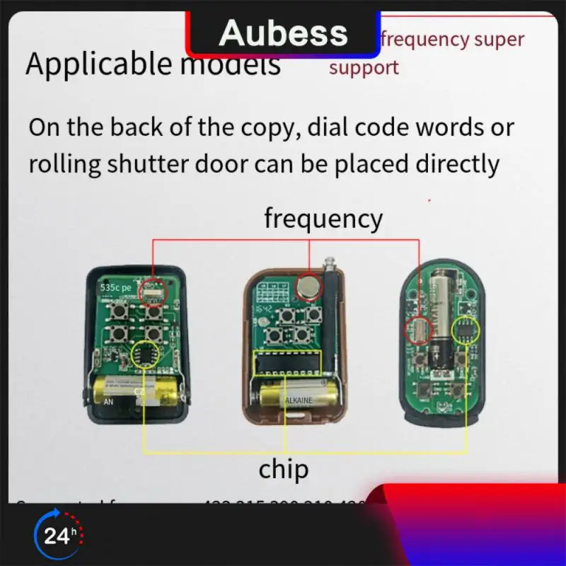 

Полночастотный двухрежимный беспроводной вращающийся дверной пульт дистанционного управления Tuya работает с Alexa Google Home