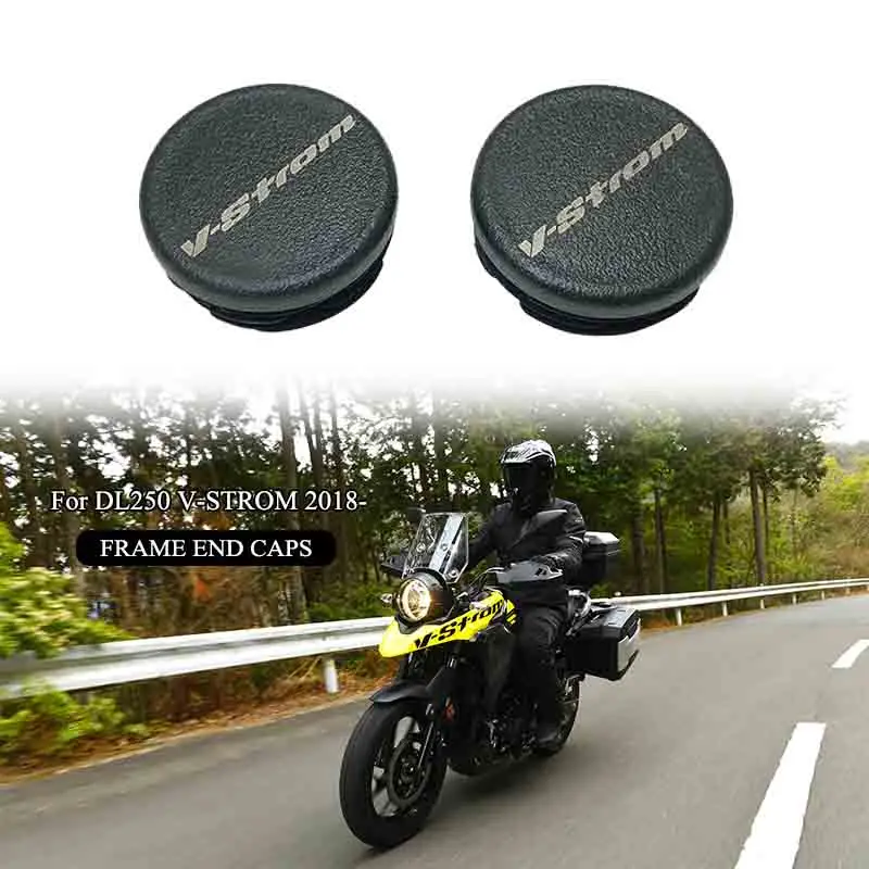 

For Suzuki DL250 Frame Hole Cover Caps Plug Decorative V-Storm DL 250 VStrom 250 2018 2019 2020 2021 Motorcycle Frame Cap Set