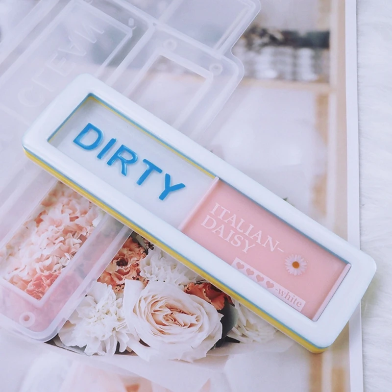 Знак для посудомоечной машины форма эпоксидной смолы домашние украшения