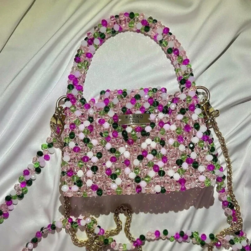 Ins дизайнерские ручные сумки для банкетных вечеринок красочные разноцветные со