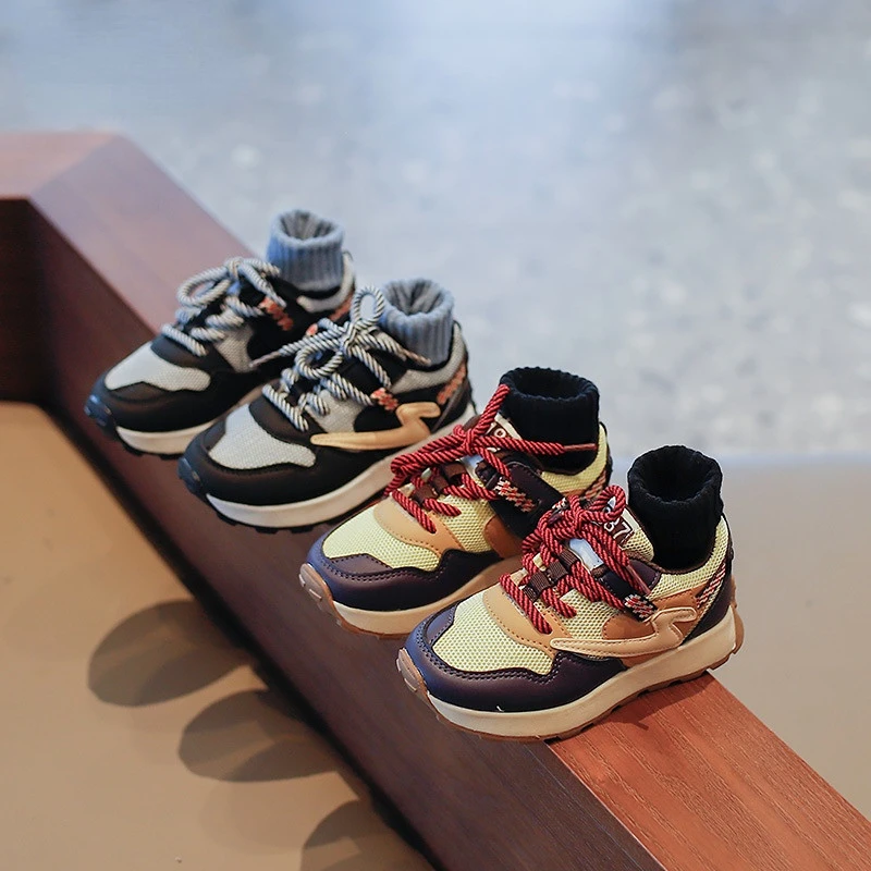 

Кроссовки детские дышащие с низким верхом, Повседневная Уличная обувь для мальчиков и девочек, мягкая подошва, 2 цвета