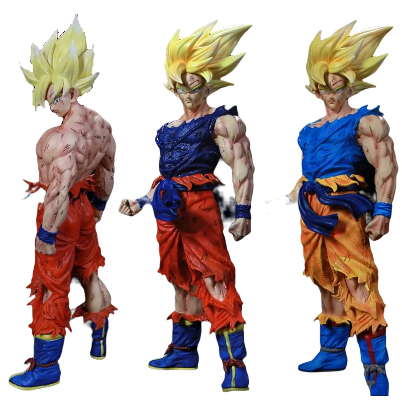 

Dragon Ball Z Anime Figure Son Goku Figure GK Super Saiyan 39cm Action Figures Statue Figurine PVC Model Collection Toys Gift