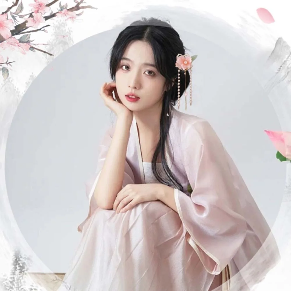 Набор заколок для волос в китайском стиле с антикварным цветком жемчуг булочек