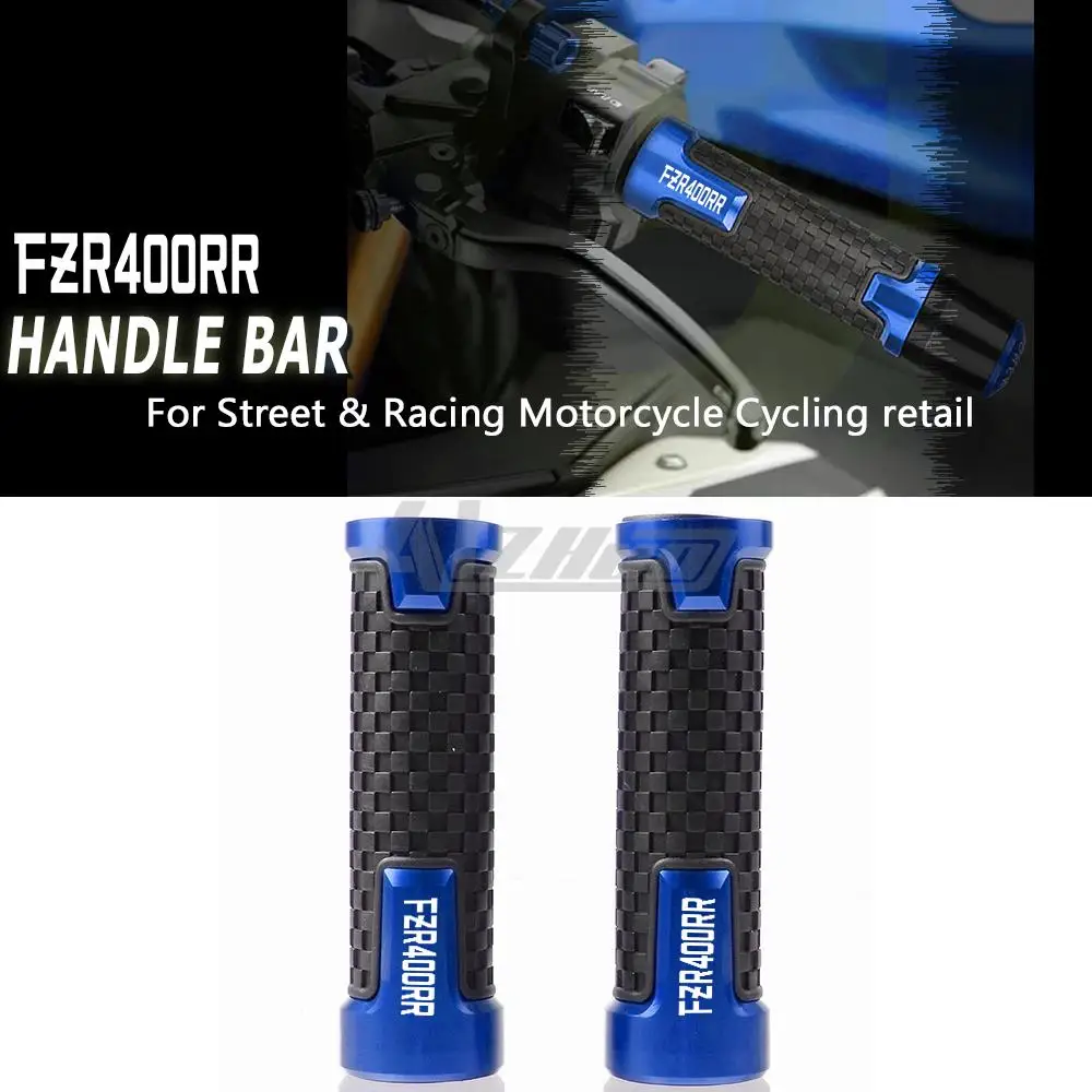 

7/8" 22mm Rubber Motorcycle Accessories FZR400RR Handlebar Grips Hand Bar For YAMAHA FZR400 RR FZR 400 RR 1993 1994 1988 1989 90