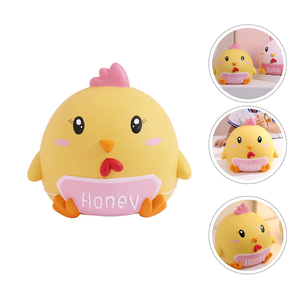 

Контейнер для смены банкнот, мультяшный сберегающий горшок для цыплят, Настольный Декор для дома и детей