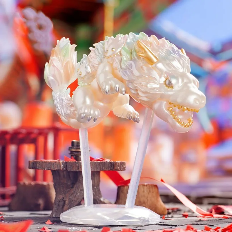 Pаспродажа Милая аниме-фигурка в подарочной коробке-сюрпризе, оригинальная популярная детская игрушка серии «Новый год Тигра», модель с подтверждение...